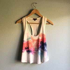 🌸Macy’s Silky-like Flower Crop Top